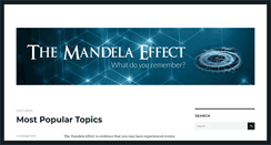 Desktop Screenshot of mandelaeffect.com